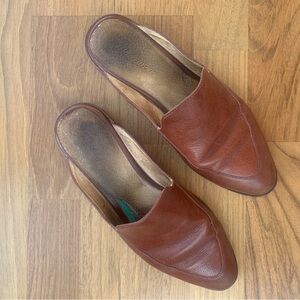 Madewell (heavily loved) loafer mules